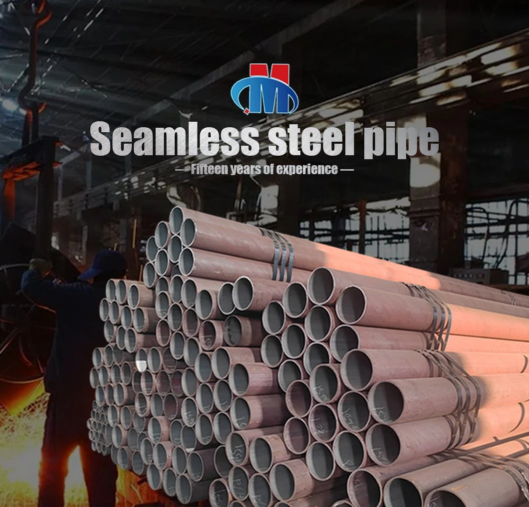 ASTM A53 A106 A333 A335 Stpt42 G3456 St45 DN15 Sch40 Carbon Smls Black Alloy Hot Rolled/Cold Drawn Round Precision Seamless Steel Pipe