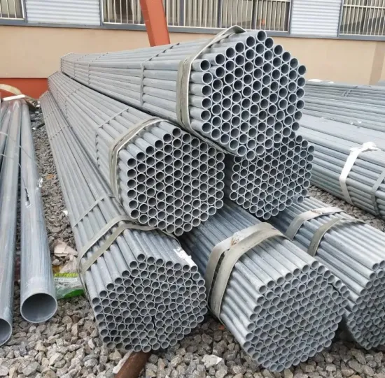 ASTM A795 Round Hollow Section Steel Pipe Q235 Welded Galvanized Steel Tube for Greenhouse