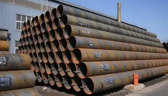 Wholesale Q235B SSAW Sawh Spiral Welded Pipe Galvanized Metal Steel Tube