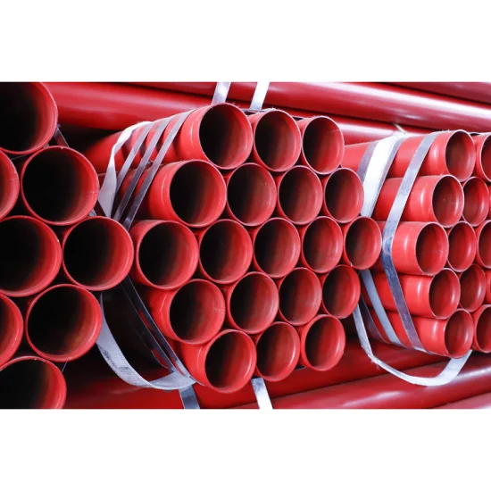 ASTM A795 Sch10 Schedule40 Grooved Pipe Fire Fighting Steel Pipe Price